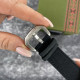 Часы наручные Awarder Embroidery Silver-Army Green Black Battery 10ATM
