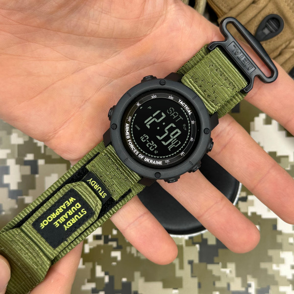 Годинник наручний Awarder 032 Compass UA Army Black AG
