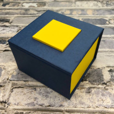 Коробка для часов с квадратом Blue-Yellow 1000-0252