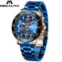 Наручний годинник Megalith 8087M Blue-Cuprum
