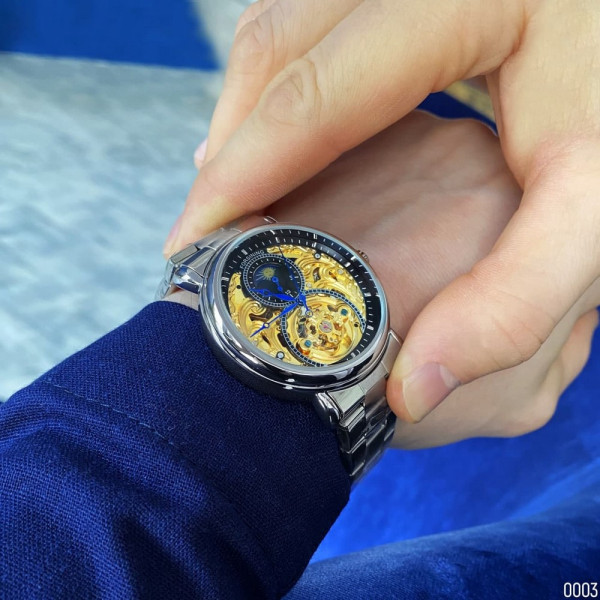 Forsining 8177 Silver-Gold