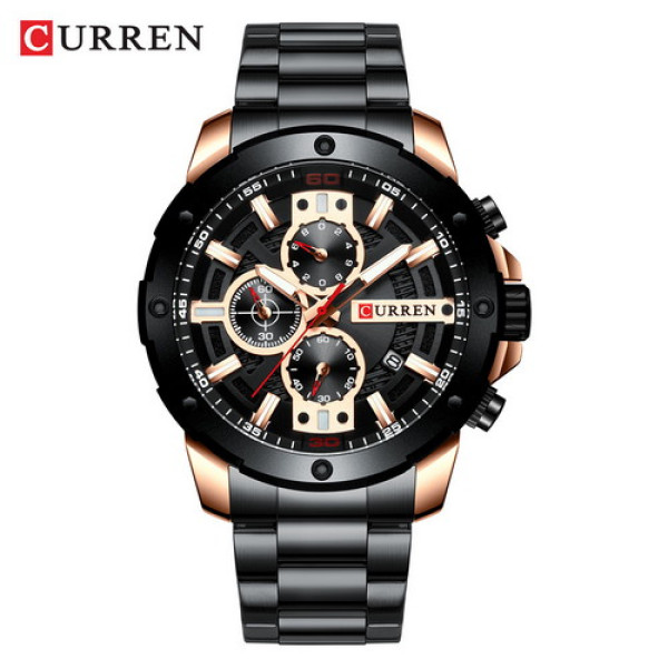 Curren 8336 Black-Cuprum