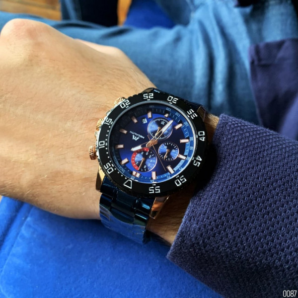 Наручний годинник Megalith 8087M Blue-Cuprum, 1088-0087, Megalith
