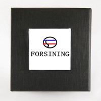 Коробка для часов с логотипом Forsining Black 1000-0155